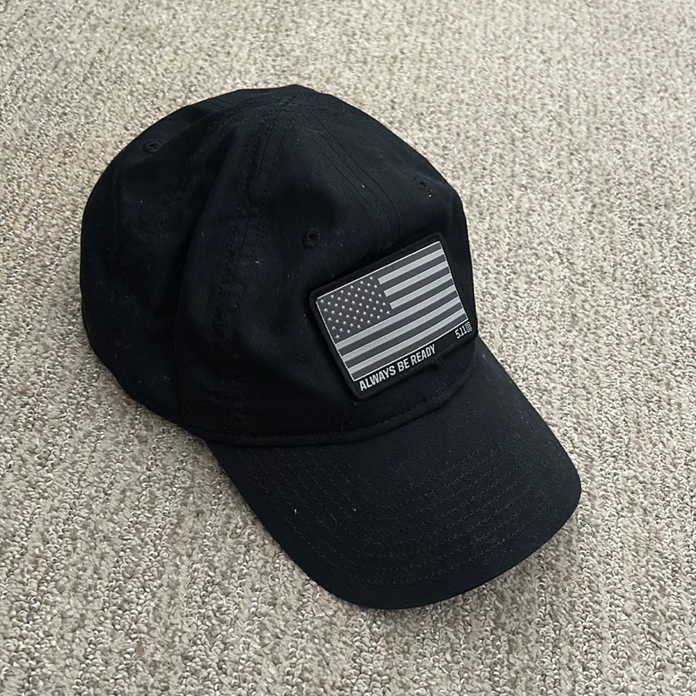 5.11 Black Patch Hat